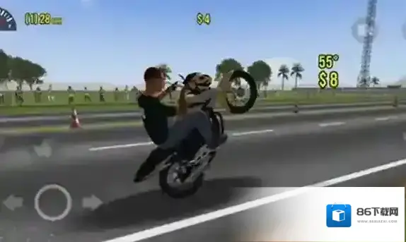 摩托平衡3D游戏中