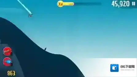 滑雪大冒险撞击