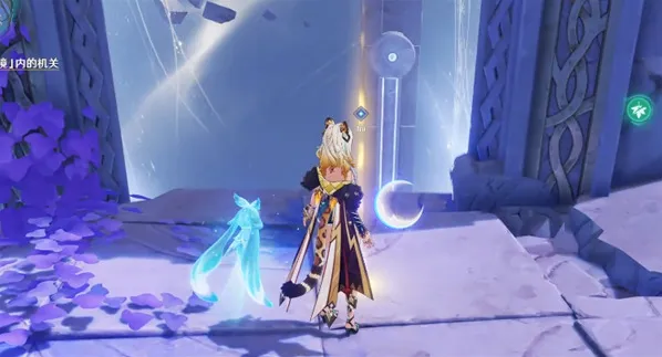 原神操作盈月之镜内的机关操作流程
