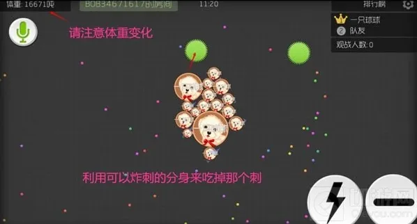 球球大作战分身