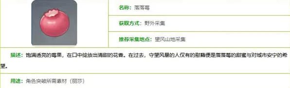 《世界之外》落落莓采集点位全攻略