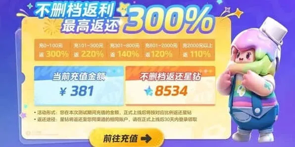 元梦之星充值返利规则说明：领取方法详解