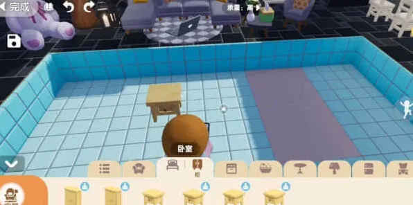 心动小镇双人床