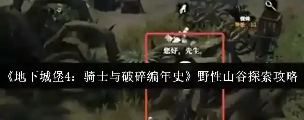 《地下城堡4：骑士与破碎编年史》野性山谷探索攻略