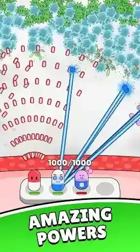 药丸堡垒消灭病毒