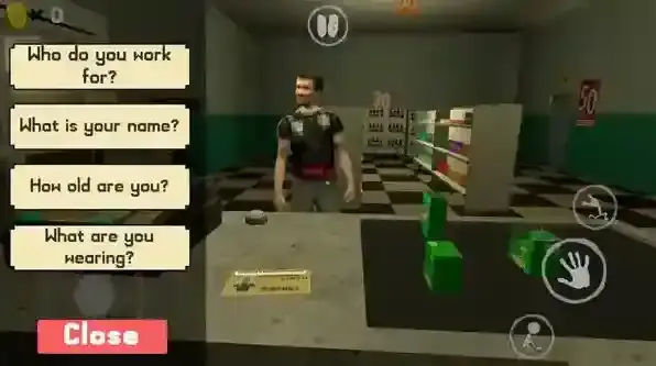 夜间伪人超市体验