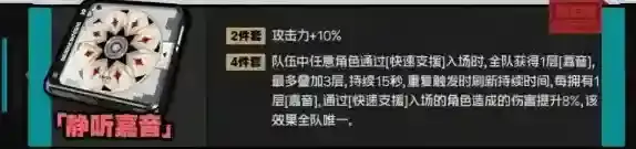 绝区零静听嘉音驱动盘有什么效果 绝区零静听嘉音驱动盘属性效果介绍