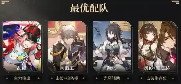 崩坏星穹铁道乱破怎么配队 崩坏星穹铁道乱破配队推荐
