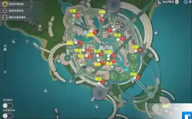 原神枫丹廷宝箱位置分布图