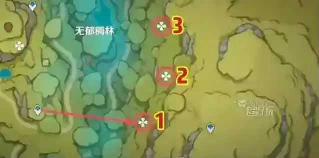 原神劫波莲采集路线图分享2023