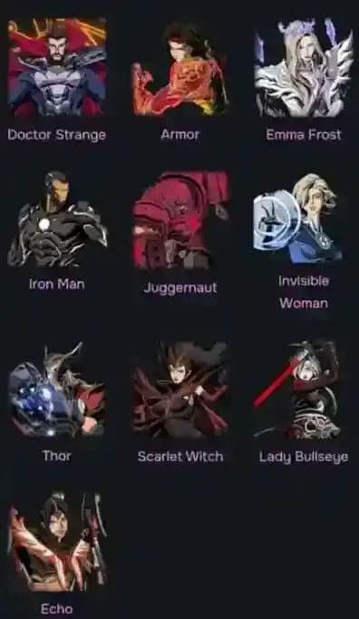 漫威秘法狂潮角色