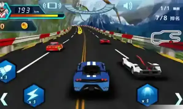 奥特曼铠甲飞车游戏