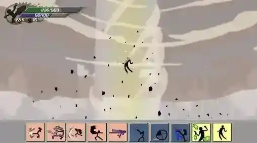 暴怒火柴人技能