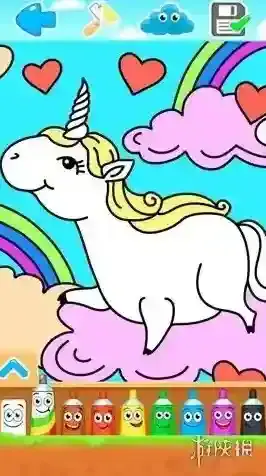 小公主画画世界孩子们