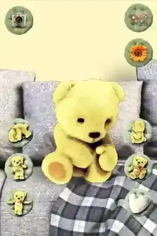 会说话的毛绒熊做出