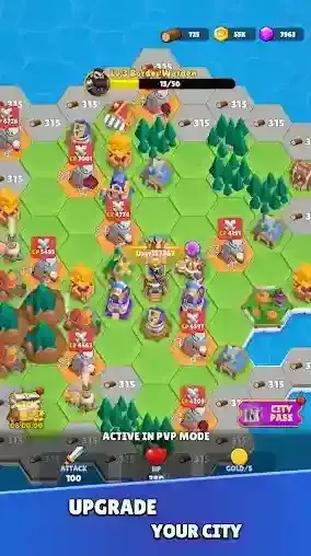 六角战士防御塔