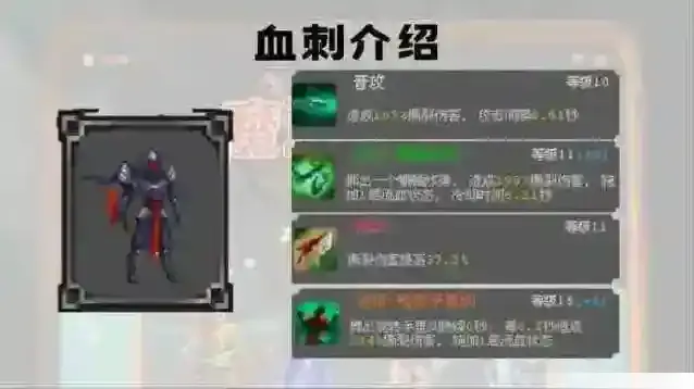 魔法之路血刺技能强度分析