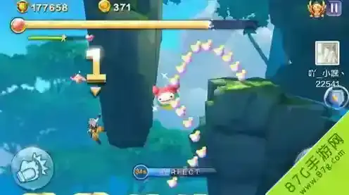 天天风之旅忍者二段跳无限刷分教程