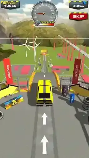 斜坡大冲刺汽车