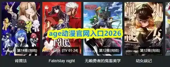 age动漫官网入口2026