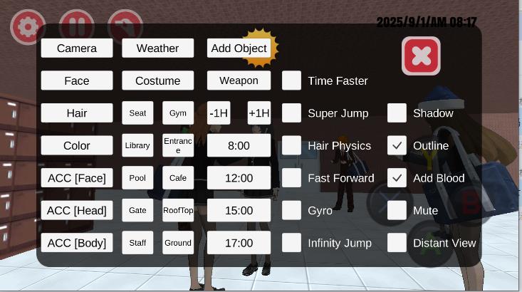 高校模拟器23年最新版本(High School 2023 Mod)手游截图4