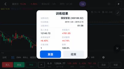 福福k线训练助手(股票复盘训练软件)应用截图1