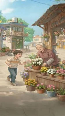 奶奶的花店(花卉经营模拟游戏)手游截图3