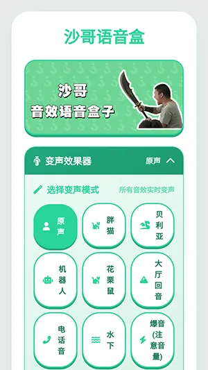 沙哥语音盒最新手机版手游截图1