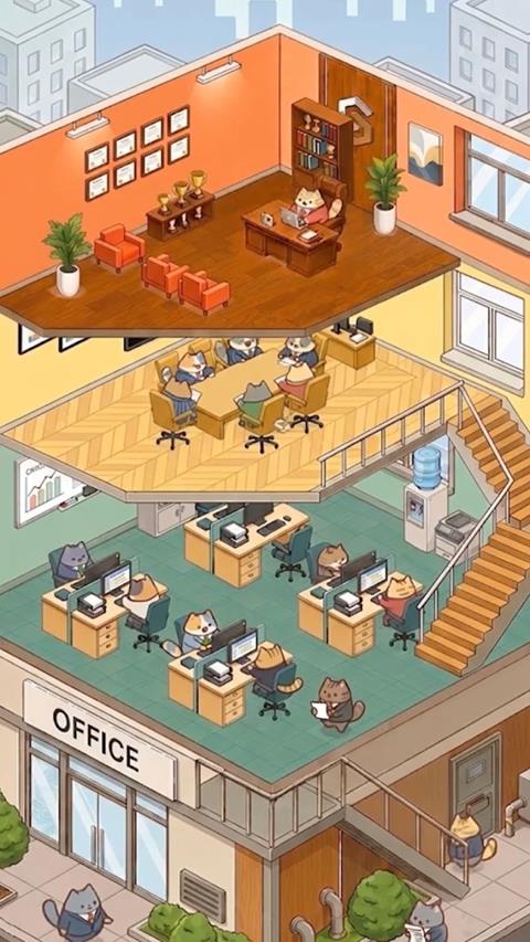 办公室猫咪游戏手游截图4