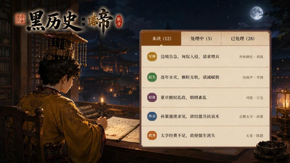 黑历史献帝手游截图2