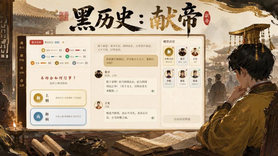 黑历史献帝手游截图1