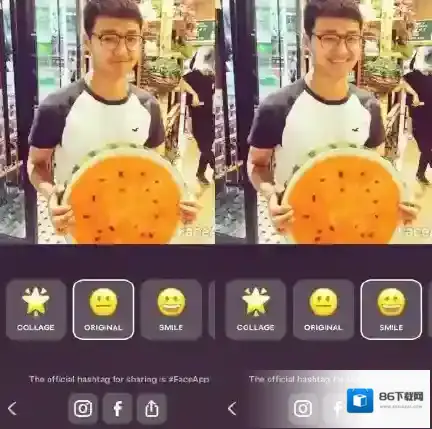 《face app》导入图片的方法介绍