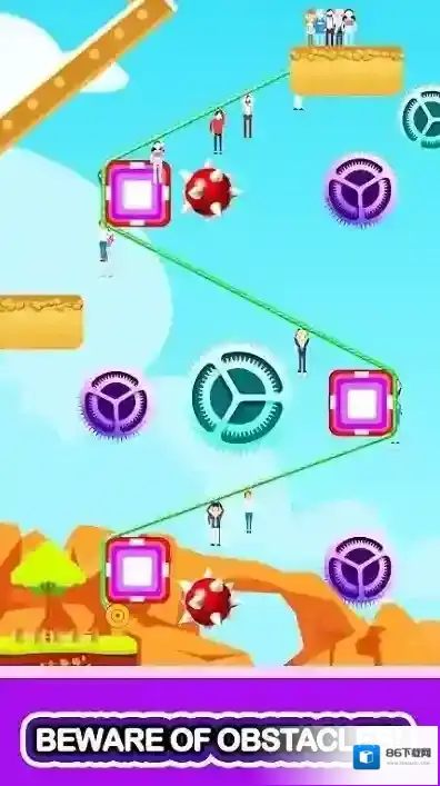 滑索救援冒险刺球