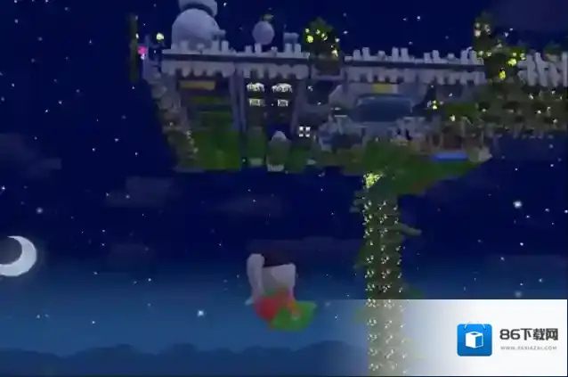 摩尔庄园高塔怎么放柠檬灯