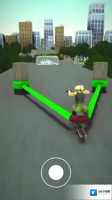 弹弓滑板车游戏弹弓