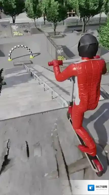 弹弓滑板车游戏赛道