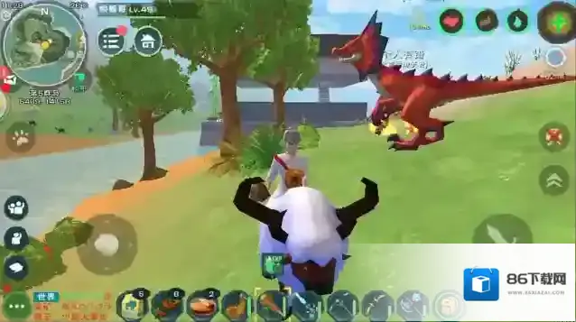 创造与魔法大角牛的刷新位置