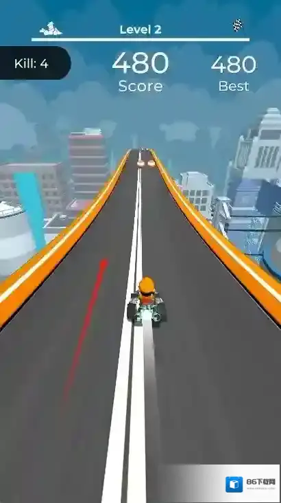 碰撞卡丁车障碍物