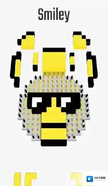 杂乱的像素方块像素