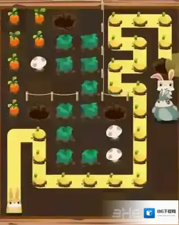 兔子复仇记兔子洞里64关怎么过 第三章第64关三星图文攻略