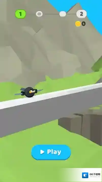 攀登的忍者岩壁