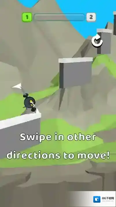 攀登的忍者攀登