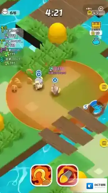 扑击萌兽大逃亡技能