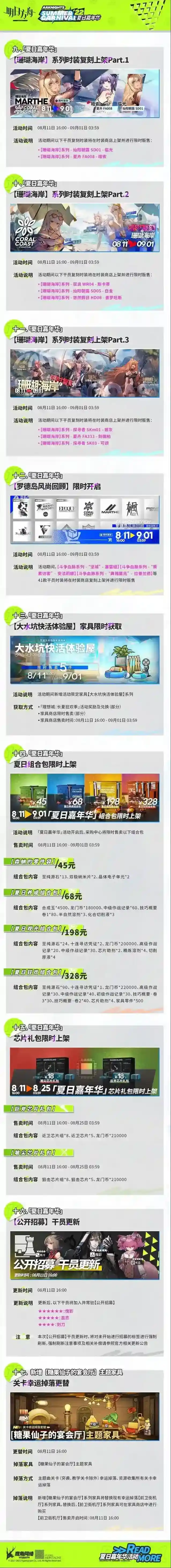 明日方舟2022夏活明日方舟